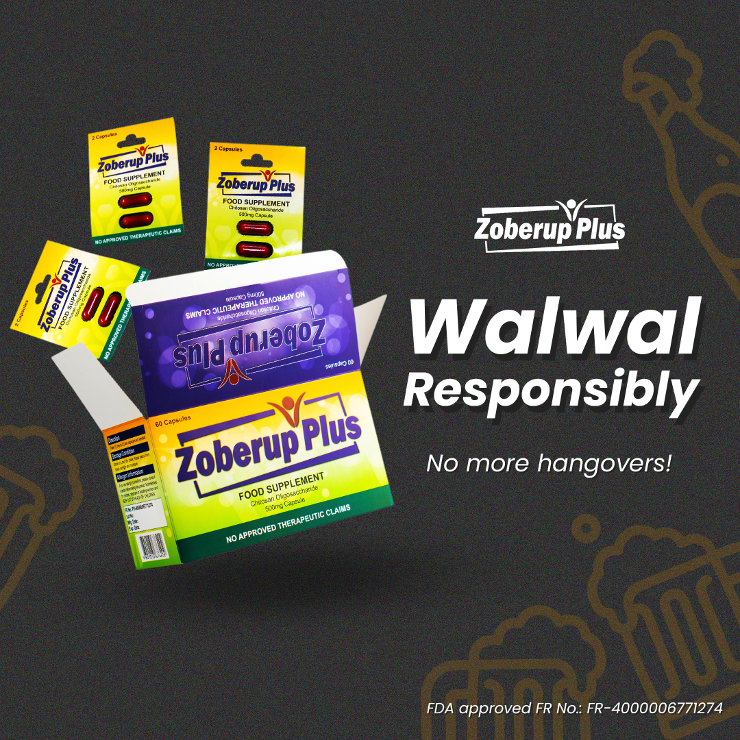 Zoberup Plus Anti-Hangover 500mg of 2 capsules